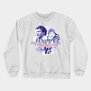 the last of us tv series and happy fathers day themed " TLOU " tshirt sticker etc. design by ironpalette Crewneck Sweatshirt